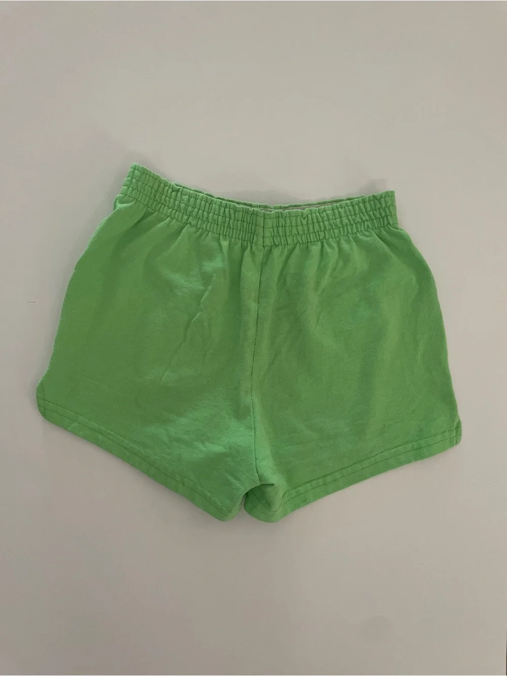 Girls Peace Sign Tank Top & Lime Green Shorts Set - Size M